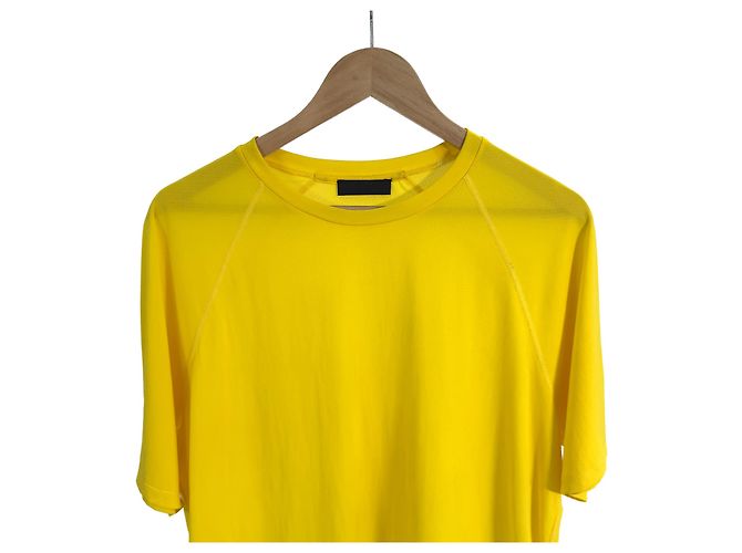Prada Functional Short Sleeve T-shirt Yellow - view 6