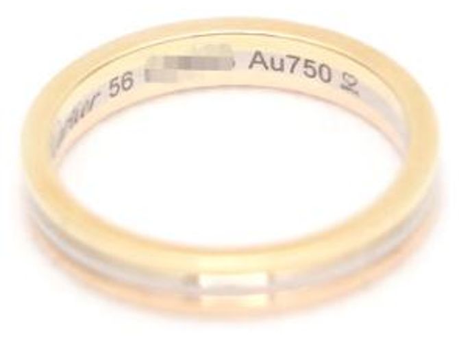 Cartier Anello in oro rosa, bianco e giallo - vista 10
