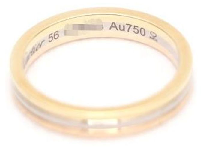 Cartier Anello in oro rosa, bianco e giallo - vista 4
