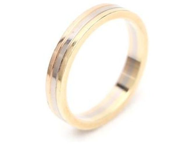 Cartier Anello in oro rosa, bianco e giallo - vista 5