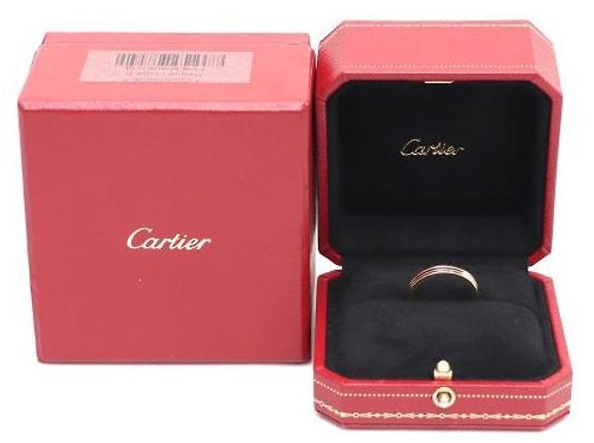 Cartier Anello in oro rosa, bianco e giallo - vista 6