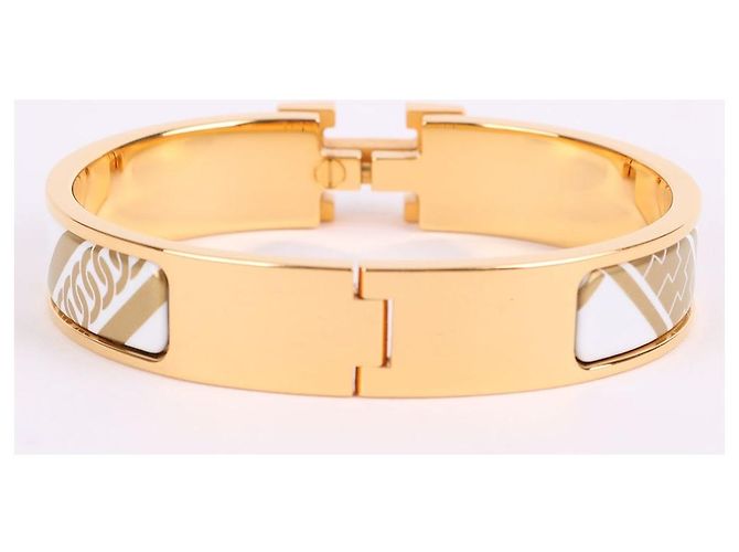 Hermès Bracciale Click PM Gold - vista 3