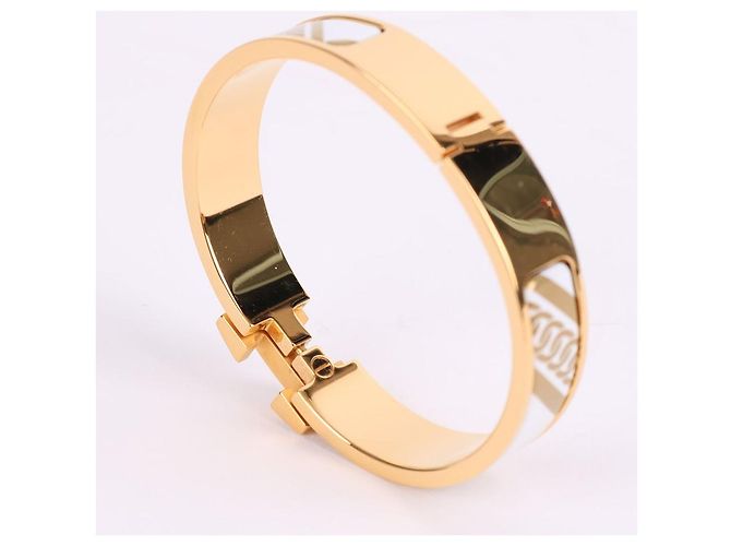 Hermès Bracciale Click PM Gold - vista 4