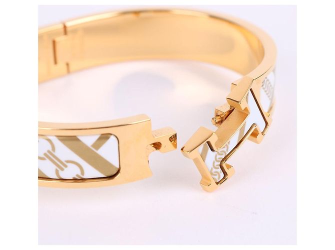 Hermès Bracciale Click PM Gold - vista 5