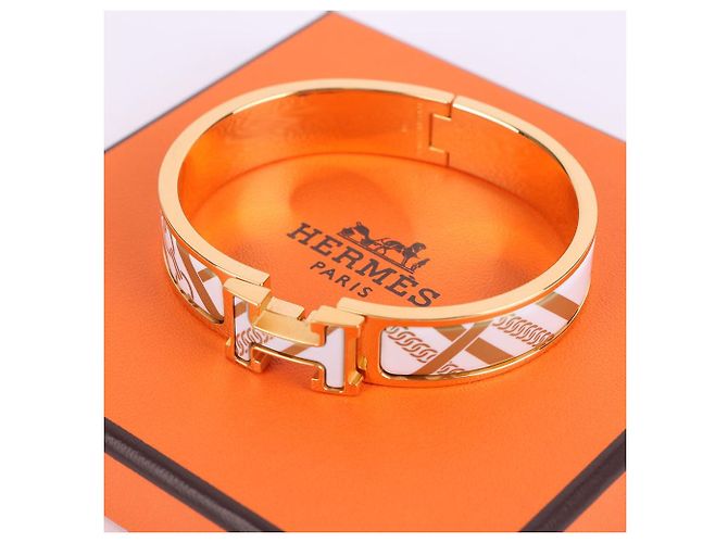 Hermès Bracciale Click PM Gold - vista 8