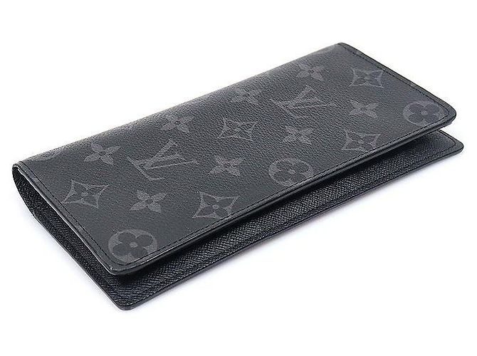 Louis Vuitton Monogram Eclipse Canvas Brazza Wallet - view 3
