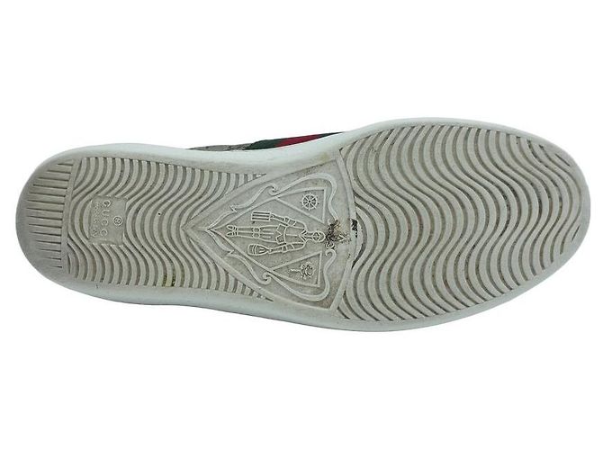 Gucci Sneakers Ace Beige Brown - vista 6