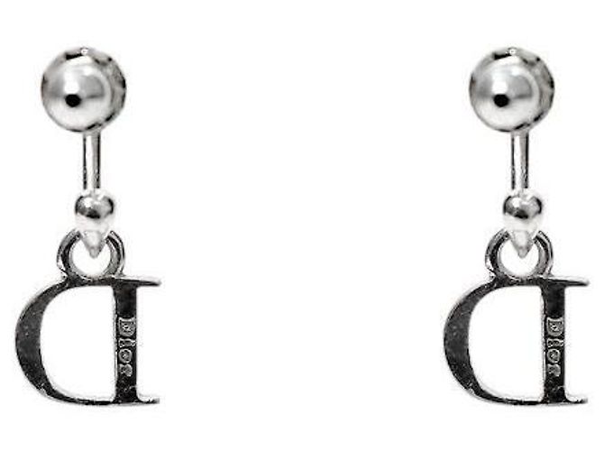 Dior Orecchini a cuore in argento e zircone - vista 3