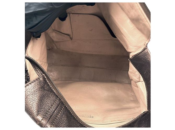 Chanel Borsa a Tracolla CC Marrone - vista 11