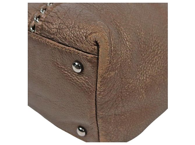 Chanel Borsa a Tracolla CC Marrone - vista 6