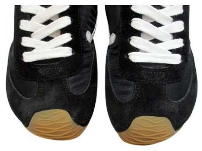 Loewe Ballet Runner in nylon e vitello - vista 7