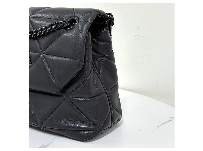 Prada Borsa a tracolla Spectrum Napa Small Chain Shoulder Bag Black - vista 7