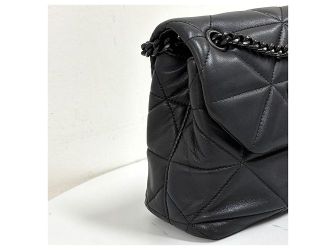 Prada Borsa a tracolla Spectrum Napa Small Chain Shoulder Bag Black - vista 8