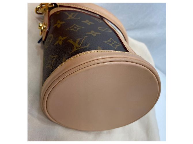 Borsa Duffle Louis Vuitton Crossbody Marrone Pelle - vista 8