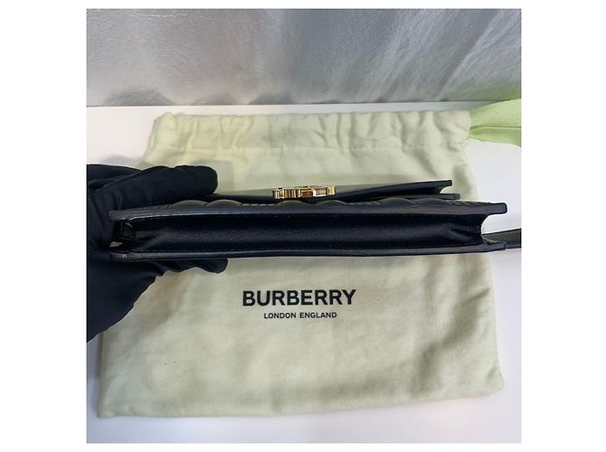 Burberry Borsetta da cintura trapuntata nera - vista 7