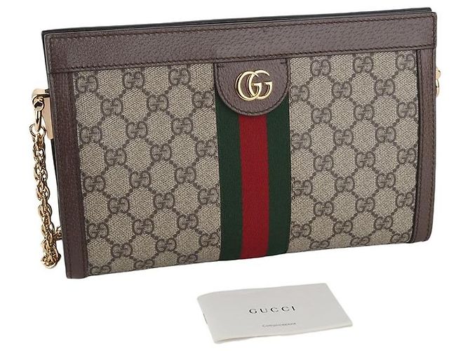 Gucci Borsa a tracolla Ophidia Chain GG Supreme - vista 8
