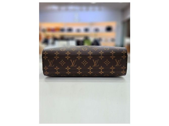 Louis Vuitton Borsa a tracolla Monogram Sac Plat PM - vista 7