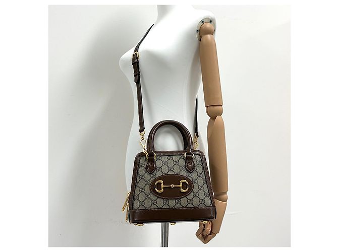 Gucci Borsa Tote Mini con Morso e Manico Superiore, Borsa a Tracolla - vista 2