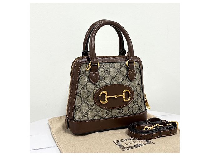 Gucci Borsa Tote Mini con Morso e Manico Superiore, Borsa a Tracolla - vista 5