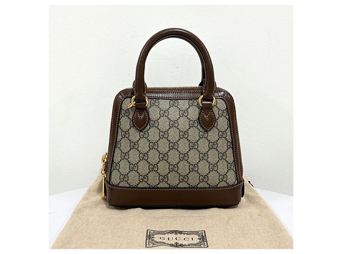 Gucci Borsa Tote Mini con Morso e Manico Superiore, Borsa a Tracolla - vista 6