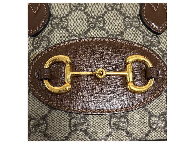 Gucci Borsa Tote Mini con Morso e Manico Superiore, Borsa a Tracolla - vista 9