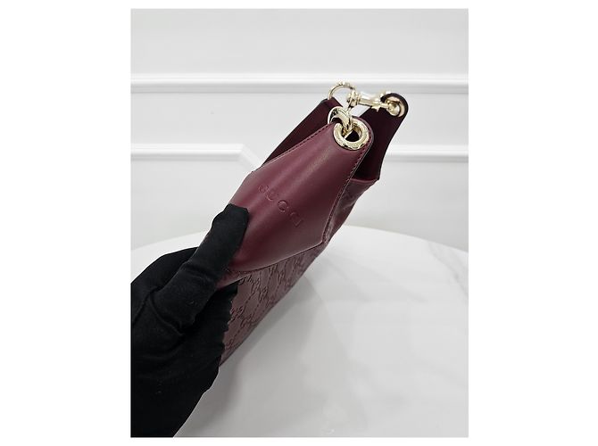 Gucci Borsa a spalla in pelle Monogram Anckora - vista 5