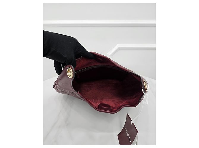 Gucci Borsa a spalla in pelle Monogram Anckora - vista 6