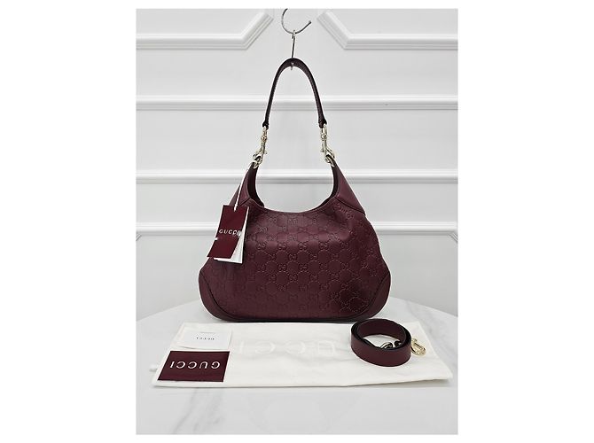 Gucci Borsa a spalla in pelle Monogram Anckora - vista 7
