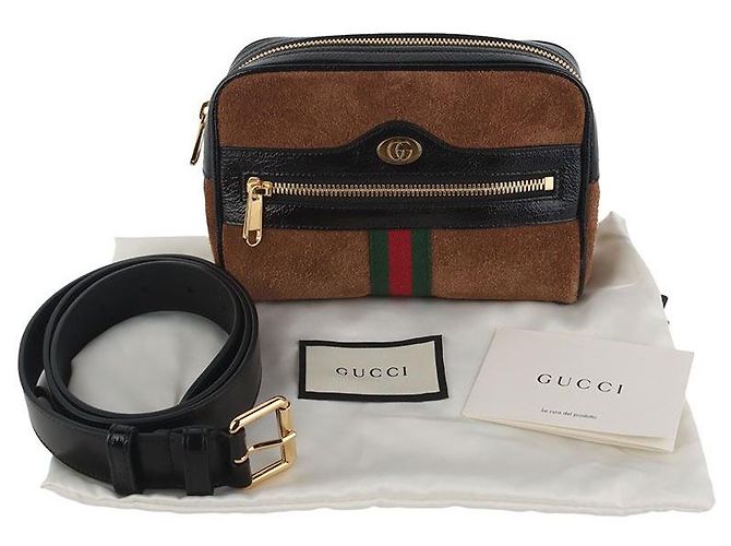 Gucci Ophidia Gürteltasche aus Wildleder - Ansicht 8