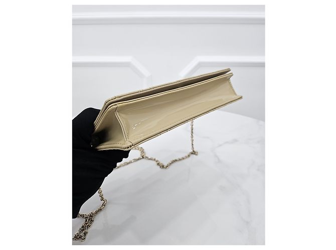 Dior Pouch a catena Lady Patent Cannage - vista 5