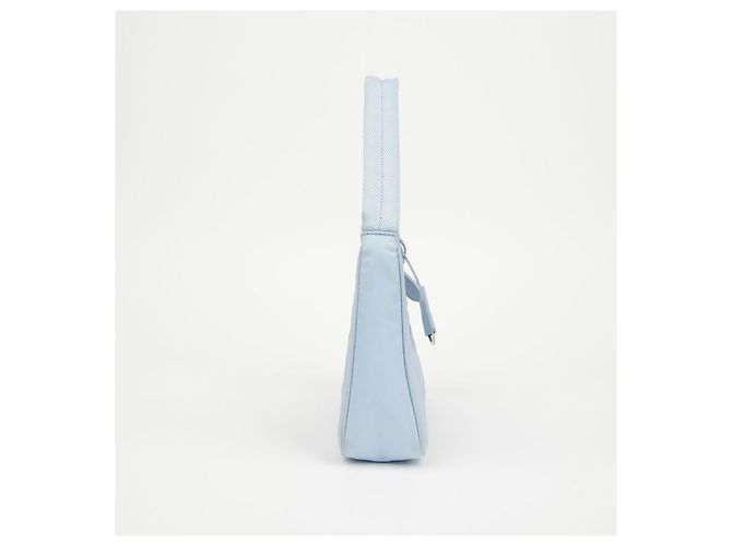 Prada Borsa Hobo Re-Edition Re-Nylon Sky - vista 10