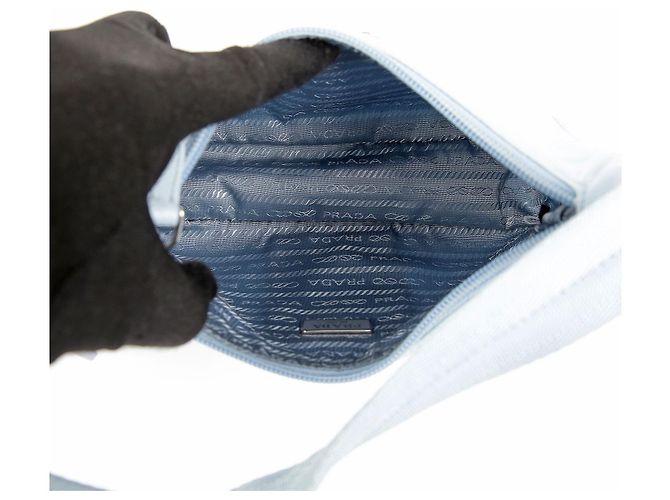 Prada Borsa Hobo Re-Edition Re-Nylon Sky - vista 18
