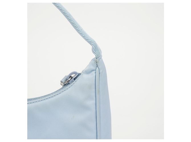 Prada Borsa Hobo Re-Edition Re-Nylon Sky - vista 9