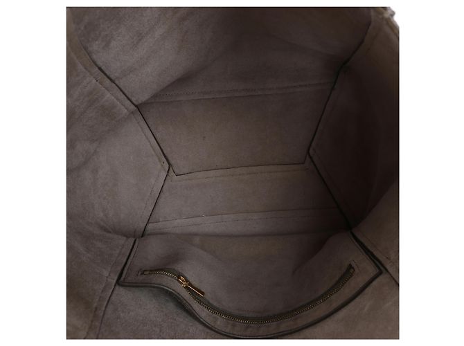 Céline Borsa a secchiello a tracolla Celine Sangle in pelle Grigio - vista 13