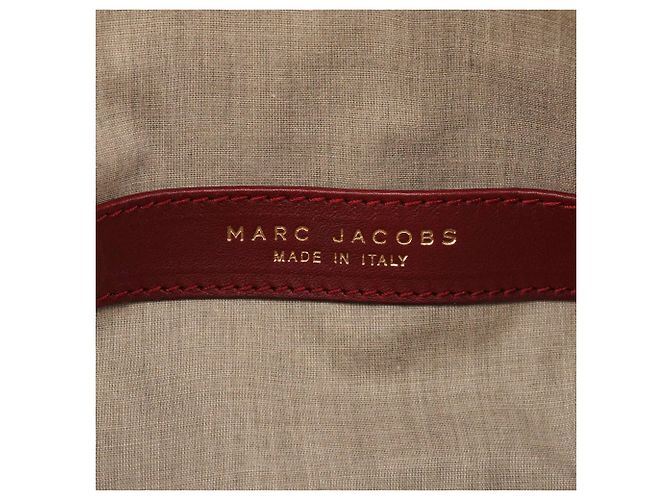 Marc Jacobs Borsa Tote Multi-tasche Blake in Pelle Burgundy - vista 12