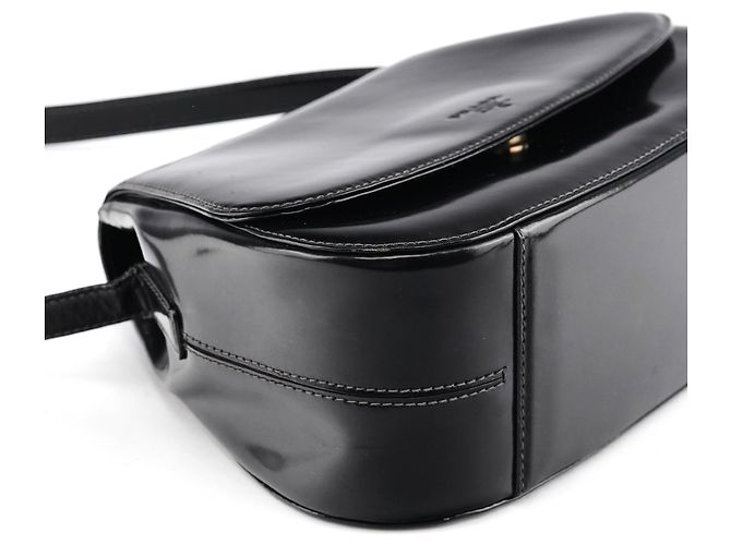 Prada Borsa a tracolla Sport 1995 in pelle Spazzolato nera - vista 8