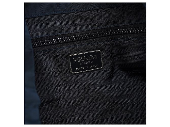 Prada Zaino B2811F Navy Tessuto Vela - vista 12