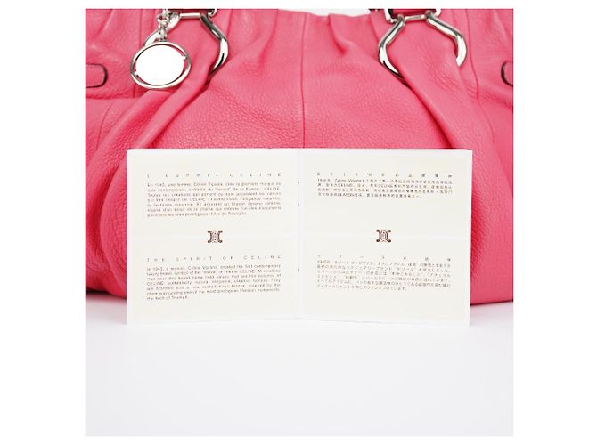 Céline Borsa Tote 2-Way in pelle rosa effetto cuscino - vista 13