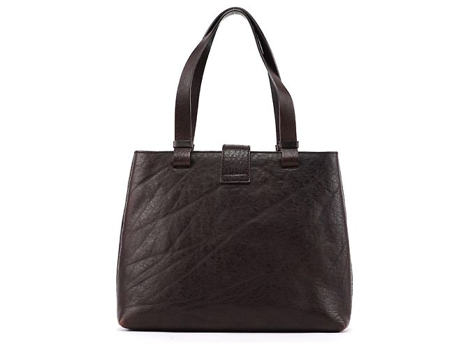 Gucci 2002 Brown Leather Turnlock Tote - Ansicht 3