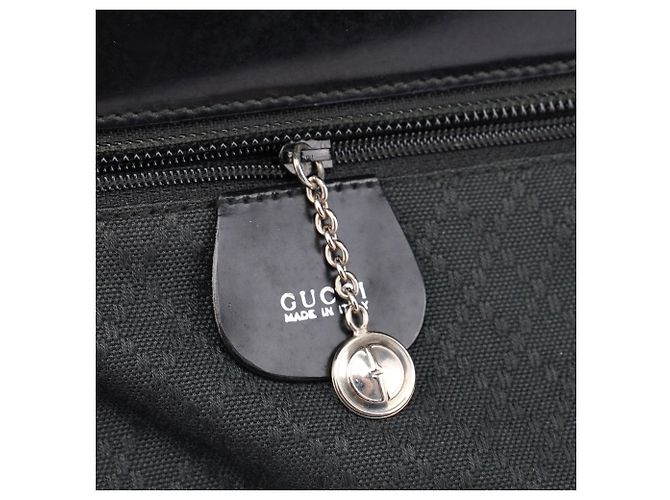 Bamboo Gucci Gesteppter Bambus-Tote in Schwarz - Ansicht 13