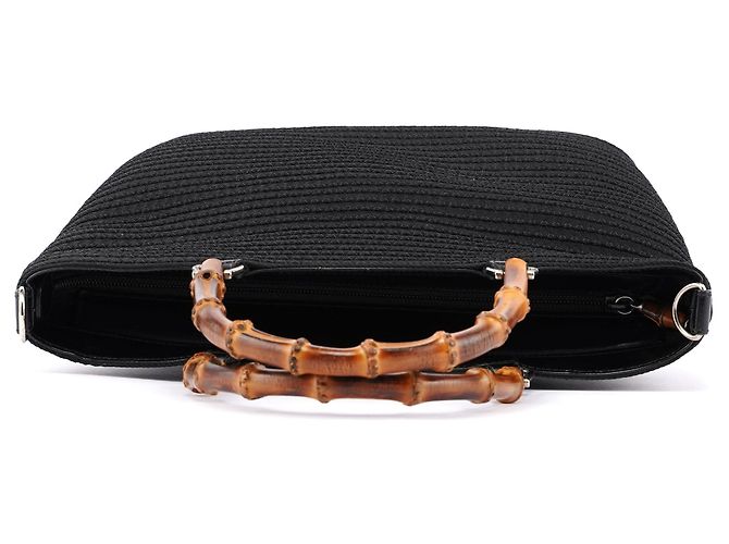 Bamboo Gucci Gesteppter Bambus-Tote in Schwarz - Ansicht 5
