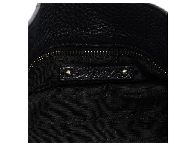 Céline Borsa a tracolla Bittersweet in pelle nera - vista 12