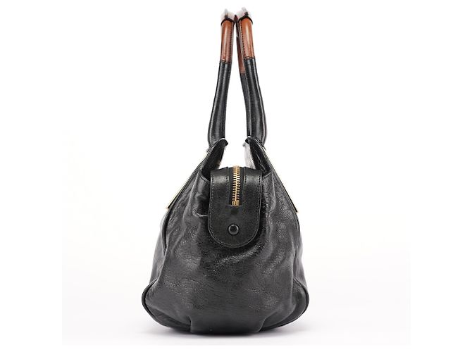 Chloé Borsa Tote in pelle di agnello nera - vista 2