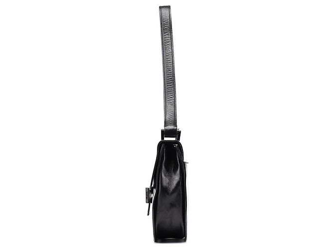 Prada Borsa a tracolla Madras B6663 in pelle di vitello nera - vista 2