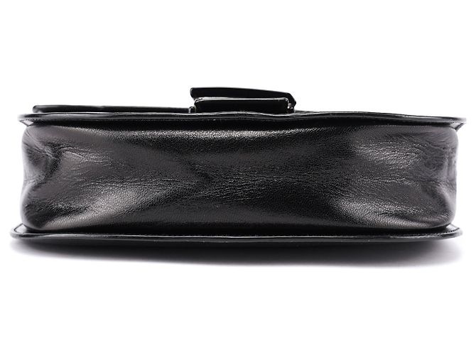Prada Borsa a tracolla Madras B6663 in pelle di vitello nera - vista 5