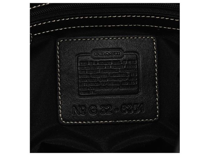 Coach Borsa a tracolla 6351 Grey Black Signature Soho - vista 12