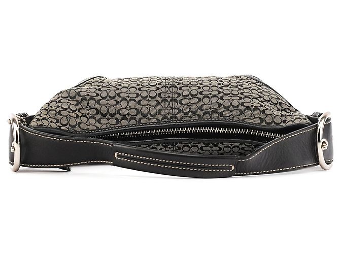 Coach Borsa a tracolla 6351 Grey Black Signature Soho - vista 4