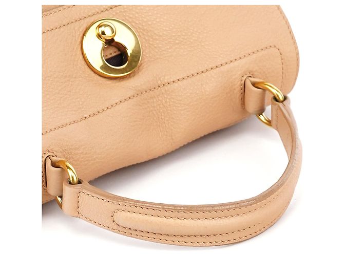 Yves Saint Laurent 283761 Borsa 2-Way Muse Two in pelle Beige Brown - vista 11