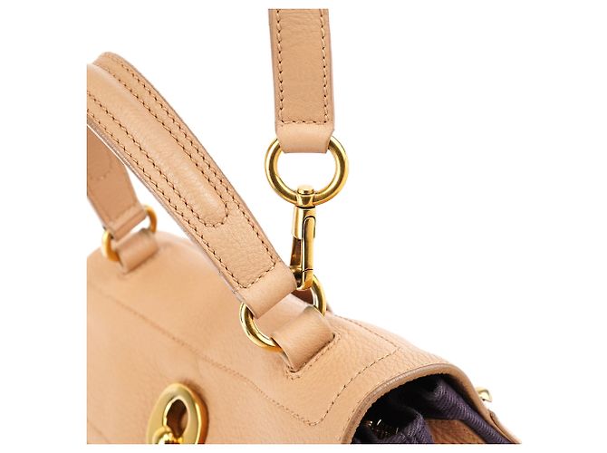 Yves Saint Laurent 283761 Borsa 2-Way Muse Two in pelle Beige Brown - vista 15