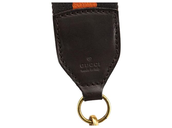 Gucci Borsa Hobo 2003 in tela marrone con tracolla web - vista 12